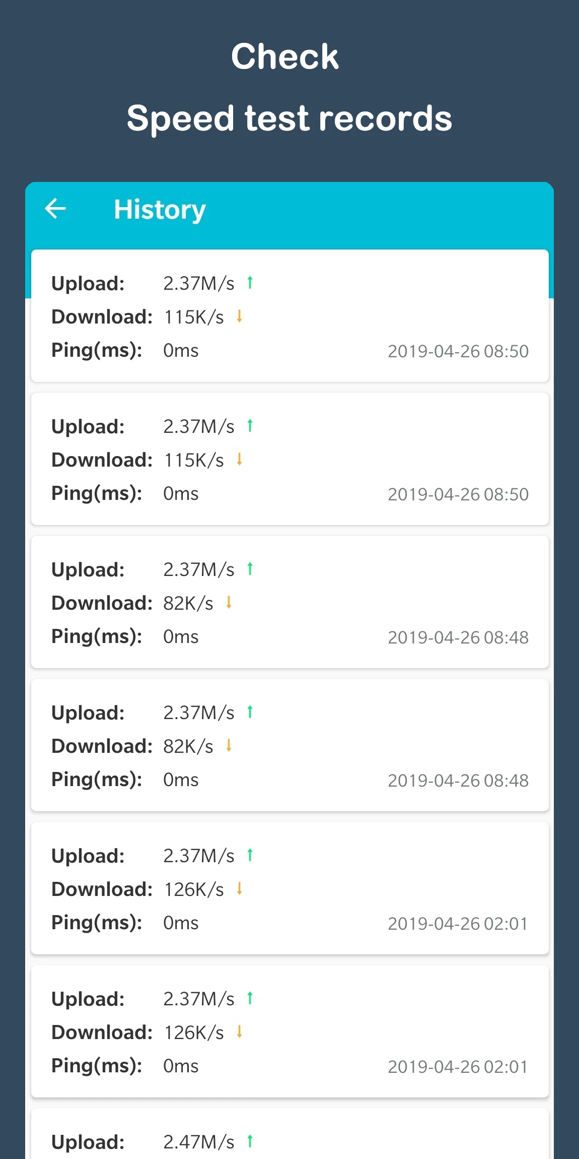 WiFi Speed Test - WiFi Meter screenshot